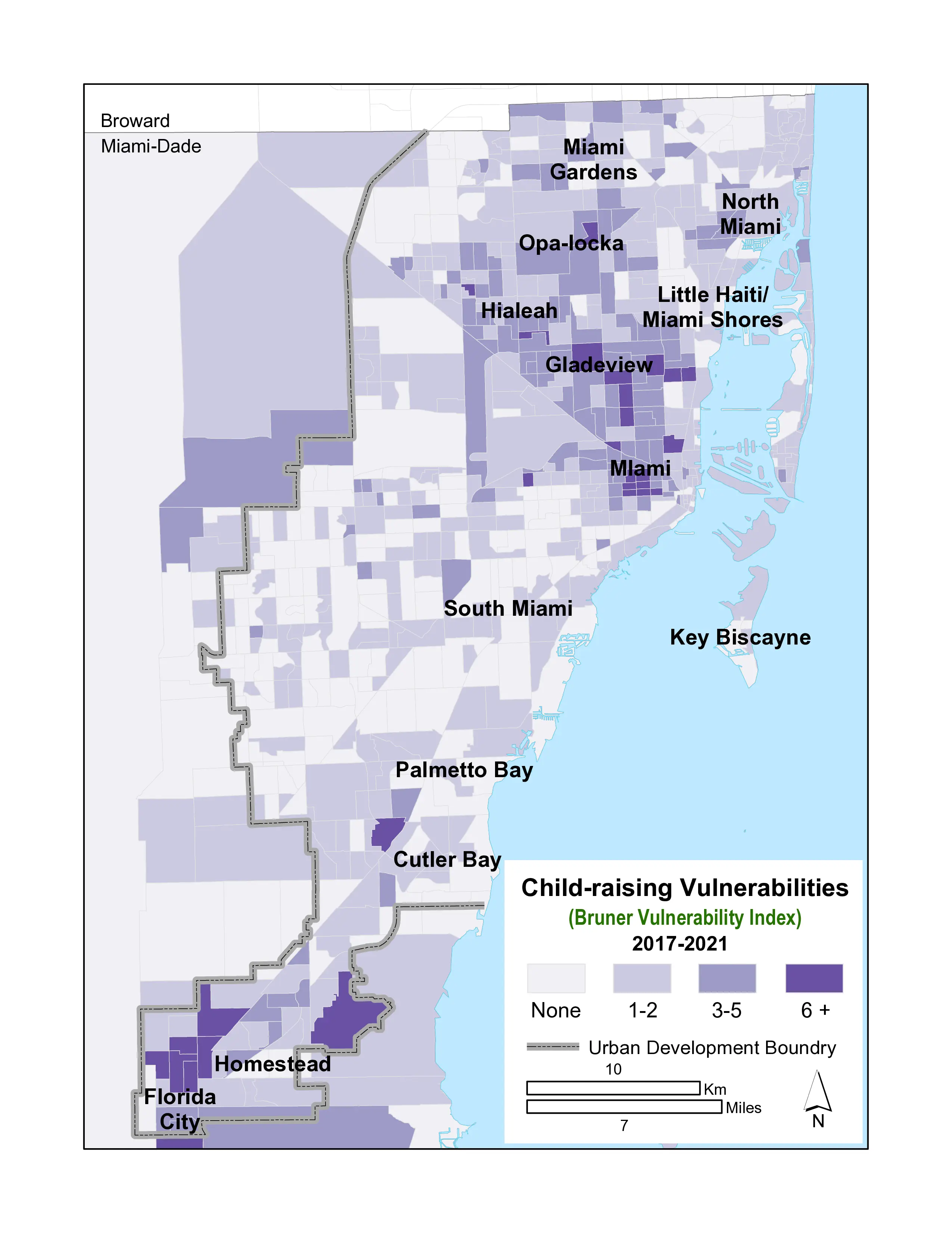 Miami-Dade County Resilience Map 2017-2021