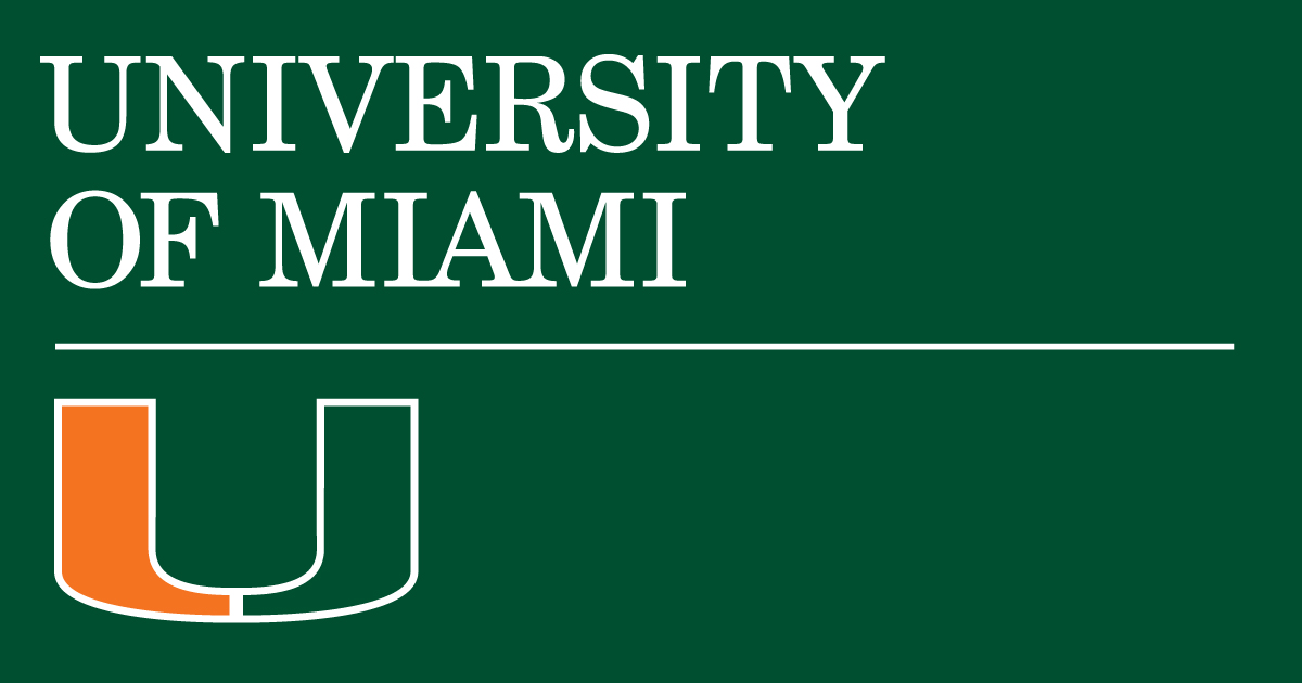 UM logo green background